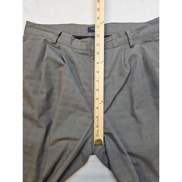 Dockers Men's Comfort Waist Pleated Dress Pants Gray Micro Check 34x32 - Picture 6 of 7